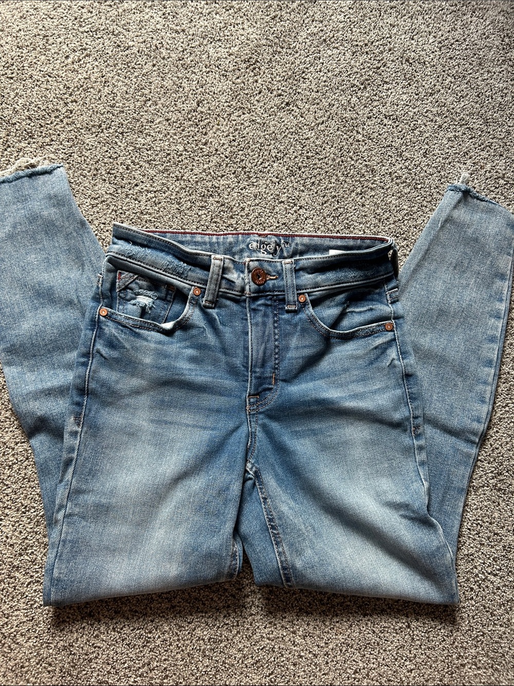 Light Blue Skinny Jeans - Women's